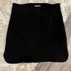 ANN TAYLOR LOFT Black Business mini skirt size Medium. SIDE ZIP.